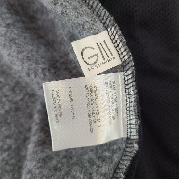 GIII Apparel AZ Cardinals Full Zip Womens SM Black Heather Gray Knit Zip Pockets - Picture 9 of 10